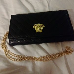 Versace Medusa Head Evening Clutch